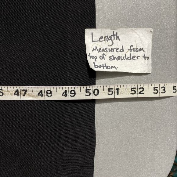 Vintage Worthington Trench Coat Womens Size 10 Black Long Classic Dark Longline - Picture 11 of 11